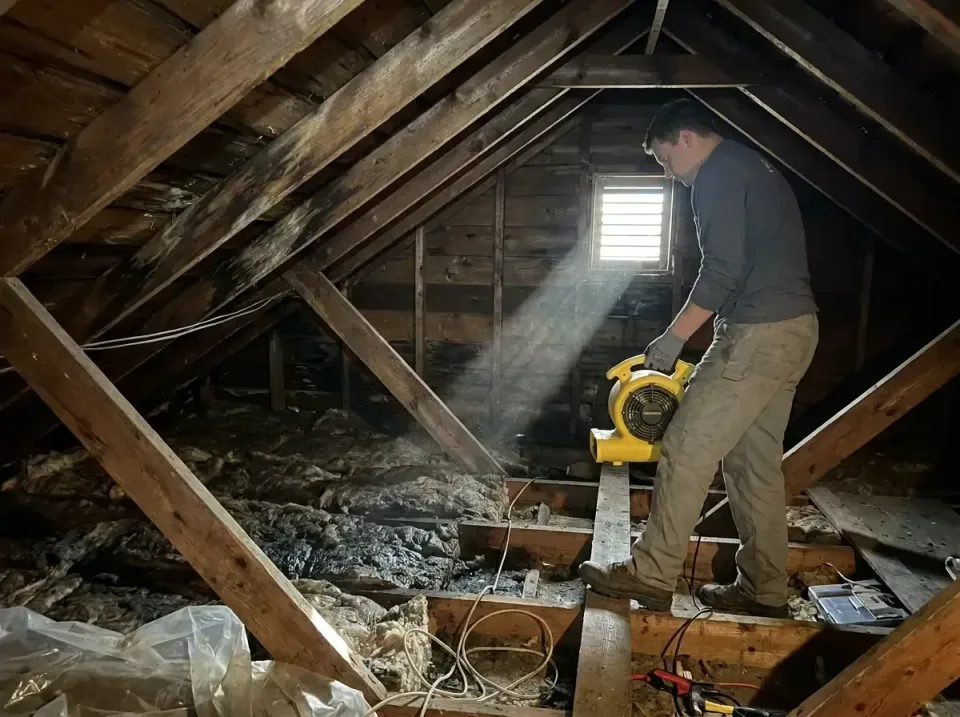 attic-water-damage-drying-proc-007 — frequently asked questions, Emergency Water Extraction & 24/7 Flood Response in Delshir…